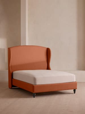 Rivas Bed - Full - Linen - Antique Rose - US - Listing Image