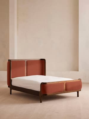Belsa Bed - Super King - Velvet - Rust - Listing Image