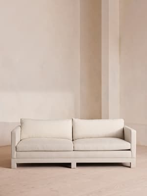 Ashford Three Seater Sofa - Linen - Bisque - US - Hover Image