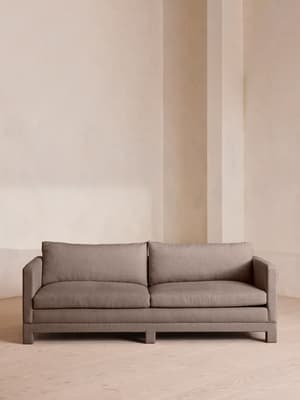 Ashford Three Seater Sofa - Linen - Mushroom - US - Hover Image