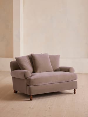 Audrey Loveseat - Velvet - Taupe - US - Listing Image