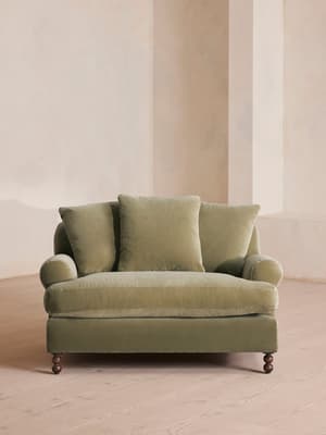 Audrey Loveseat - Velvet - Lichen - US - Hover Image