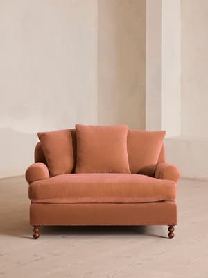 Audrey Loveseat - Velvet - Antique Rose - US - Hover Image