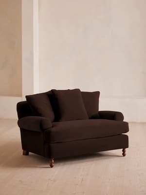 Audrey Loveseat - Sofa - Velvet - Chocolate - US - Listing Image