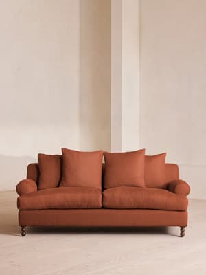 Audrey Two Seater - Sofa - Linen - Antique Rose - US - Hover Image