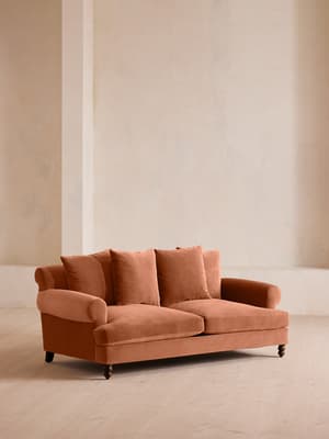 Audrey Two Seater Sofa - Velvet - Antique Rose - US - Listing Image