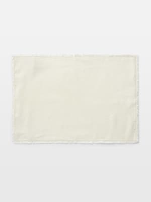 Whitney Linen Placemats Cream - set of four - Hover Image