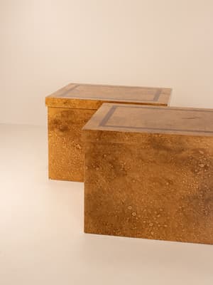 Vintage Pair of Mid Century Side Tables - France - Hover Image