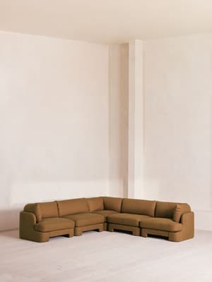 Odell Modular Sofa - Corner Sofa - Linen - Ochre - Listing Image