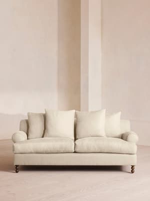 Audrey Two Seater - Sofa - Linen - Bisque - Listing Image