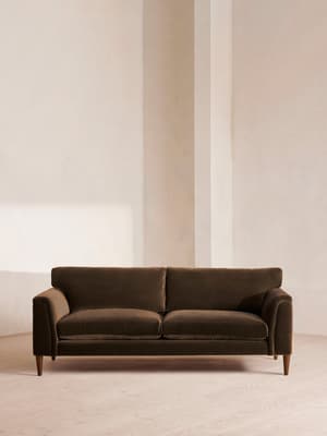 Reya Three Seater - Sofa - Velvet - Chocolate - Listing Image