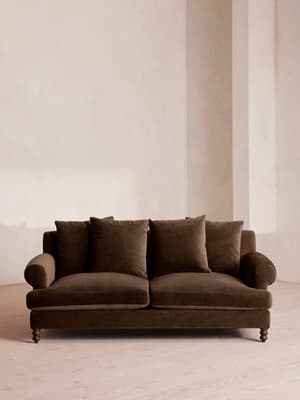 Audrey Two Seater - Sofa - Velvet - Chocolate - US - Listing Image