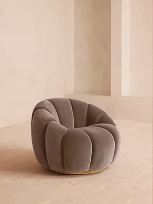 Garret Armchair - Velvet - Taupe - Listing Image
