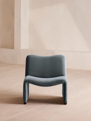 Lovett Armchair - Velvet - Grey Blue - US - Hover Image