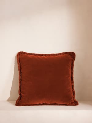 Margeaux Large Square Cushion - Rust - Listing Image
