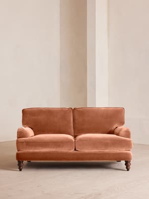 Arundel Two Seater Sofa - Velvet - Antique Rose - Listing Image