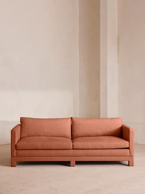 Ashford Three Seater Sofa - Linen - Antique Rose - US - Hover Image