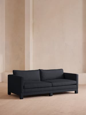 Ashford Three Seater Sofa - Linen - Indigo - Listing Image