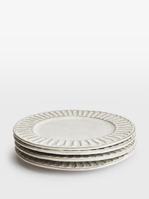 Chancery Side Plate - White - Set of Four - Listing Image