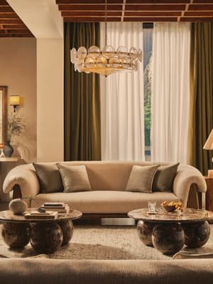 Aden Sofa - Textured Linen - UK - Listing Image