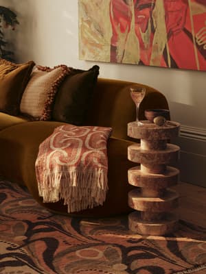 Nelson Side Table - Breccia Pernice Marble - Listing Image
