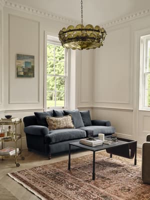 Audrey Two Seater Sofa - Velvet - Grey Blue - Listing Image