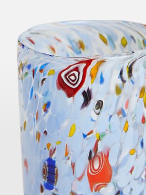 Venetian Highball Glass - Confetti Blue - Hover Image