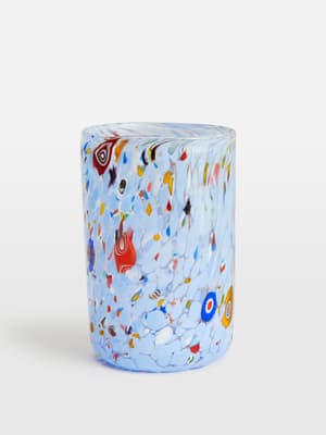 Venetian Highball Glass - Confetti Blue - Listing Image