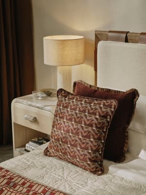 Fulton Square Cushion - Bordeaux - Listing Image