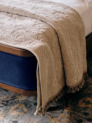Obie Bedspread Cream - 240 x 260cm - Hover Image