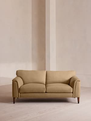 Reya Two Seater Sofa - Linen - Wheat - Hover Image