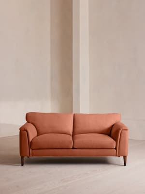Reya Two Seater Sofa - Linen - Antique Rose - US - Hover Image