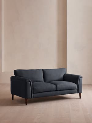 Reya Two Seater Sofa - Linen - Indigo - US - Listing Image