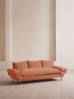 Bristol Sofa - Velvet - Antique Rose - Hover Image