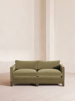 Ashford Two Seater Sofa - Velvet - Lichen - Hover Image