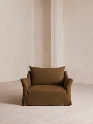 Roma Loveseat - Linen - Ochre - US - Hover Image
