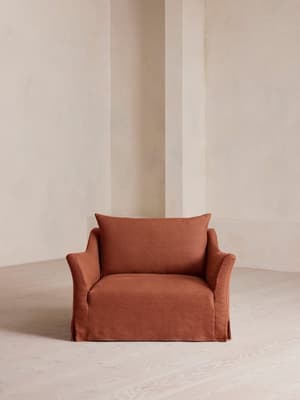 Roma Loveseat - Linen - Antique Rose - US - Listing Image