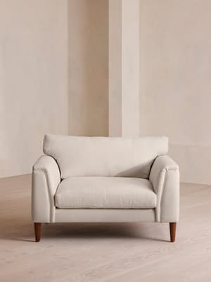 Reya Loveseat - Linen - Bisque - Hover Image