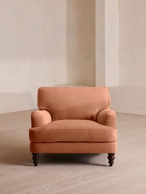 Arundel Loveseat - Velvet - Antique Rose - Hover Image