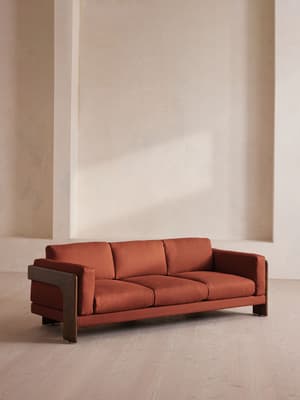 Marcia Three Seater Sofa - Linen - Sienna - US - Listing Image