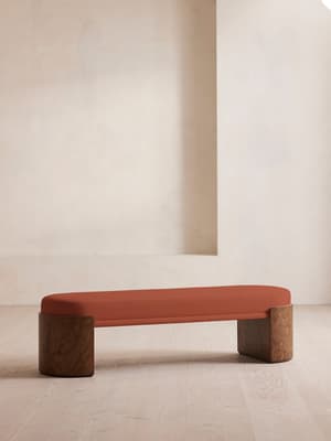 Lukas Bench - Linen - Antique Rose - US - Listing Image