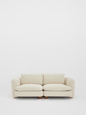 Vivienne Sectional Sofa - Three Seater - Boucle Natural - US - Listing Image