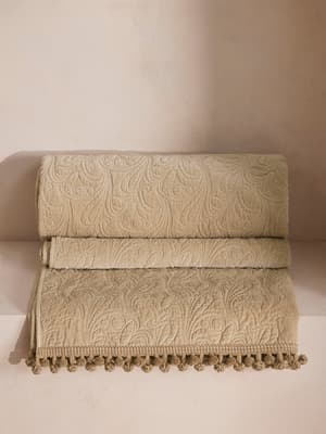 Obie Bedspread Cream - 240 x 260cm - Listing Image