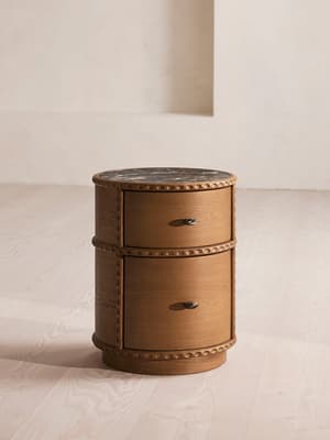 Pietro Bedside Table - Michelangelo Marble - Hover Image