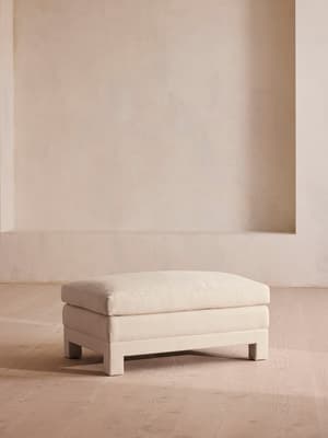 Ashford Ottoman - Linen - Bisque - US - Hover Image