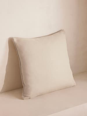 Vinnie Square Cushion - Bisque - Hover Image