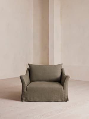 Roma Loveseat - Linen - Mushroom - US - Listing Image