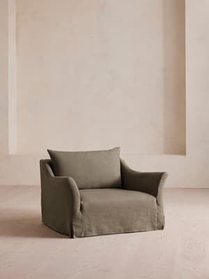 Roma Loveseat - Linen - Mushroom - US - Hover Image
