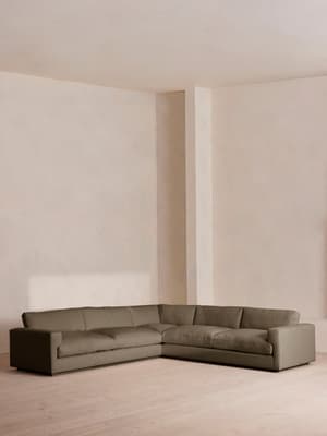 Mossley Corner Sofa - Linen - Mushroom - Hover Image