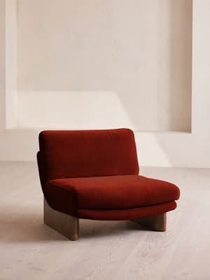 Tellis Chair - Velvet - Rust - UK - Listing Image